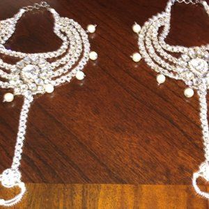 Barefoot Sandals with original Swarovski Crystals